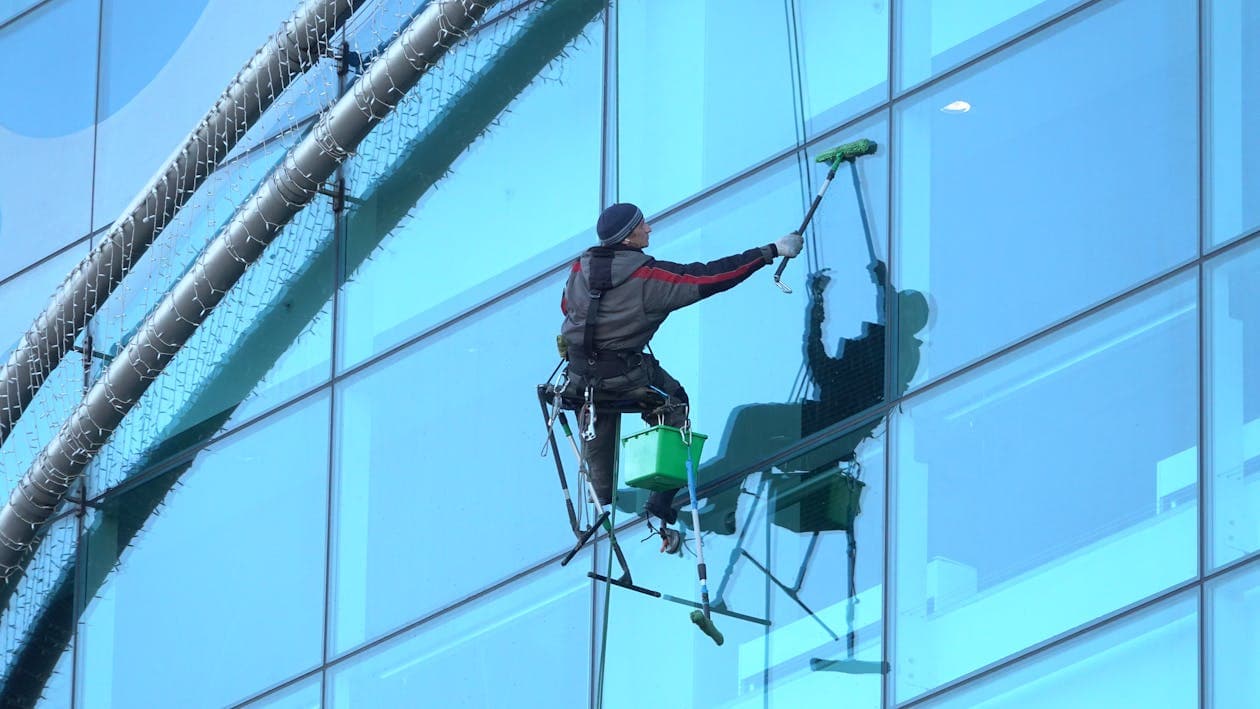Glass Building — Spotless Exterior