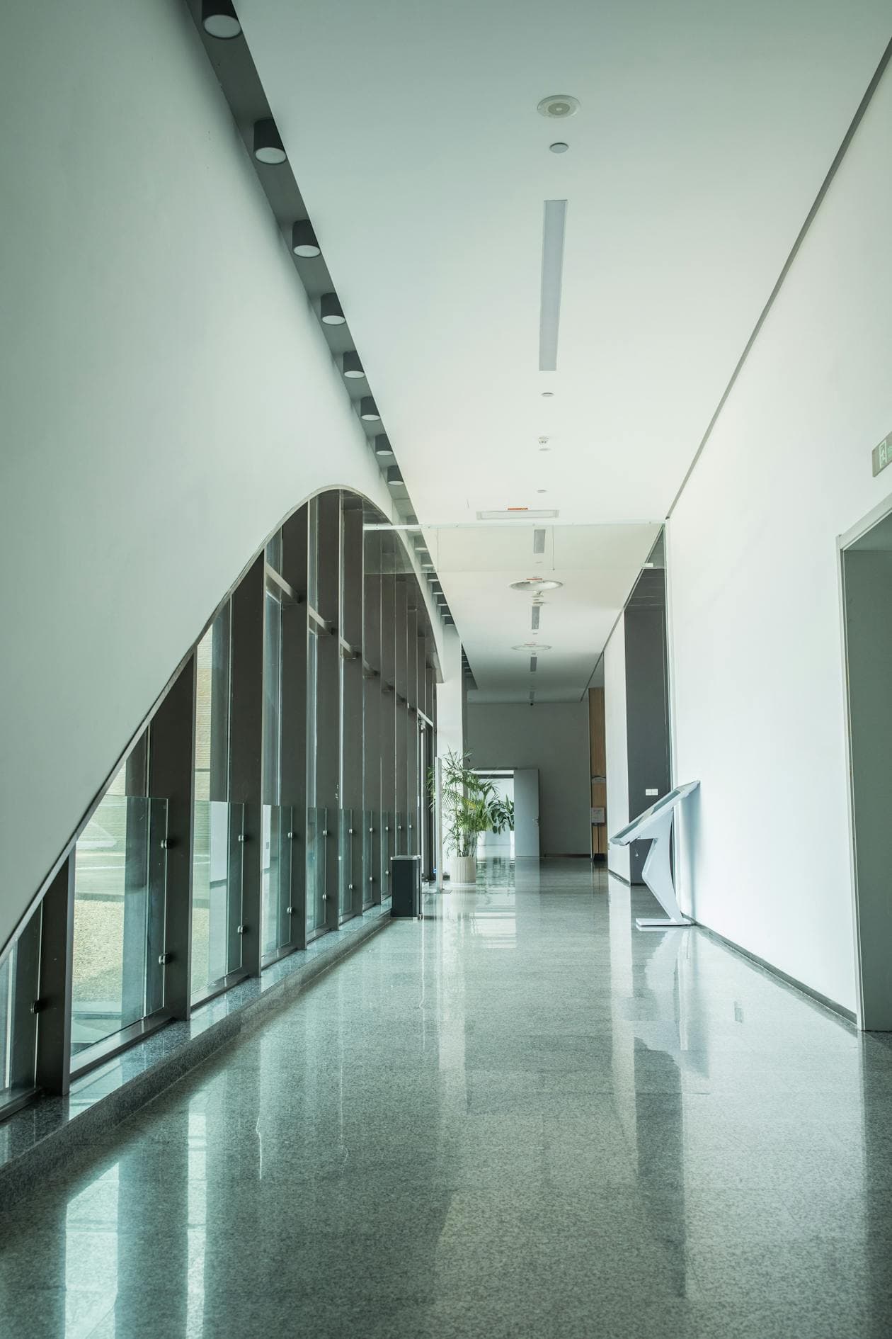 Executive Office Corridor — Post-Clean